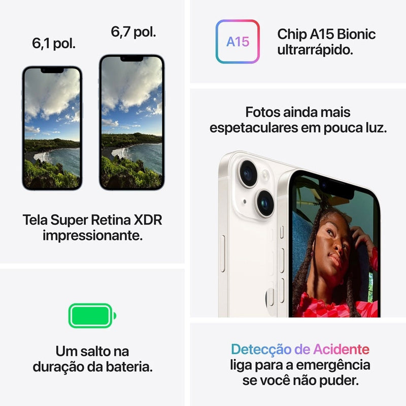 Seminovo iPhone 14 128GB